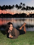 Hot MILF in stockings and heels flashing her sexy legs in public